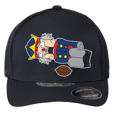 Hit In The Nutcracker Christmas Flexfit Unipanel Trucker Cap