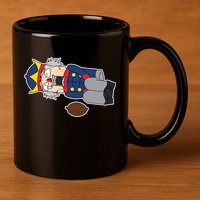 Hit In The Nutcracker Christmas 11oz C Handle Ceramic Mug