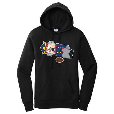 Hit In The Nutcracker Christmas Women's Pullover Hoodie