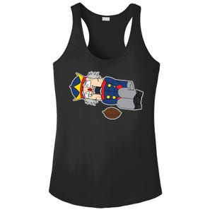 Hit In The Nutcracker Christmas Ladies PosiCharge Competitor Racerback Tank