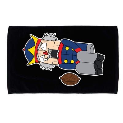 Hit In The Nutcracker Christmas Microfiber Hand Towel