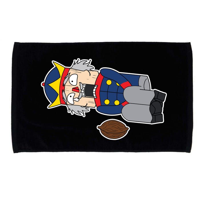 Hit In The Nutcracker Christmas Microfiber Hand Towel