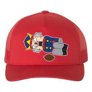 Hit In The Nutcracker Christmas Yupoong Adult 5-Panel Trucker Hat