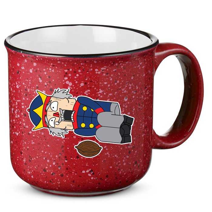 Hit In The Nutcracker Christmas 15oz Campfire Ceramic Mug