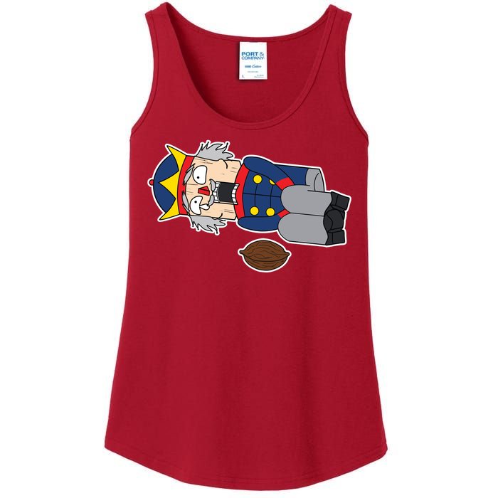 Hit In The Nutcracker Christmas Ladies Essential Tank