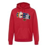 Hit In The Nutcracker Christmas Premium Hoodie