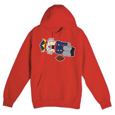 Hit In The Nutcracker Christmas Premium Pullover Hoodie