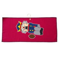 Hit In The Nutcracker Christmas Large Microfiber Waffle Golf Towel