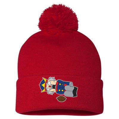 Hit In The Nutcracker Christmas Pom Pom 12in Knit Beanie