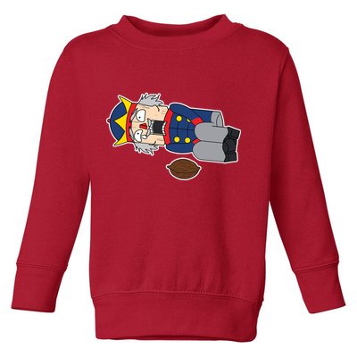 Hit In The Nutcracker Christmas Toddler Sweatshirt