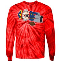 Hit In The Nutcracker Christmas Tie-Dye Long Sleeve Shirt