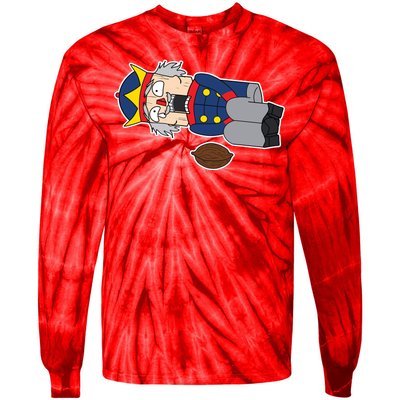 Hit In The Nutcracker Christmas Tie-Dye Long Sleeve Shirt