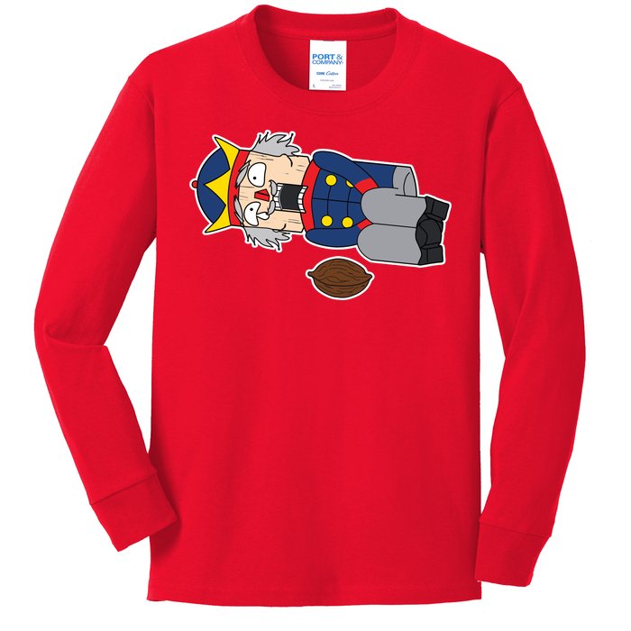 Hit In The Nutcracker Christmas Kids Long Sleeve Shirt