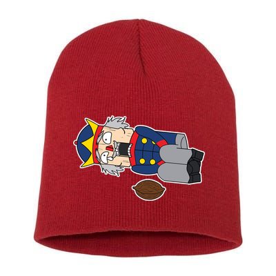 Hit In The Nutcracker Christmas Short Acrylic Beanie