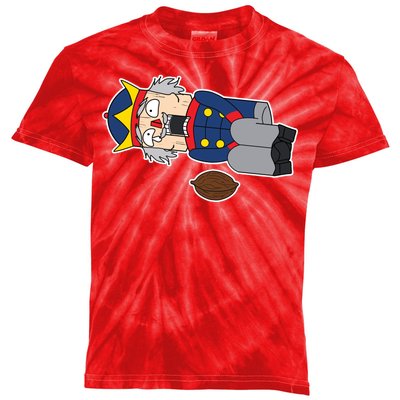 Hit In The Nutcracker Christmas Kids Tie-Dye T-Shirt