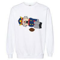 Hit In The Nutcracker Christmas Garment-Dyed Sweatshirt