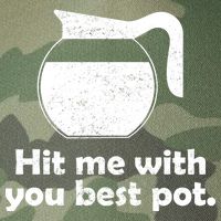 Hit Me With Your Best Pot Coffee Legacy Tie Dye Trucker Hat