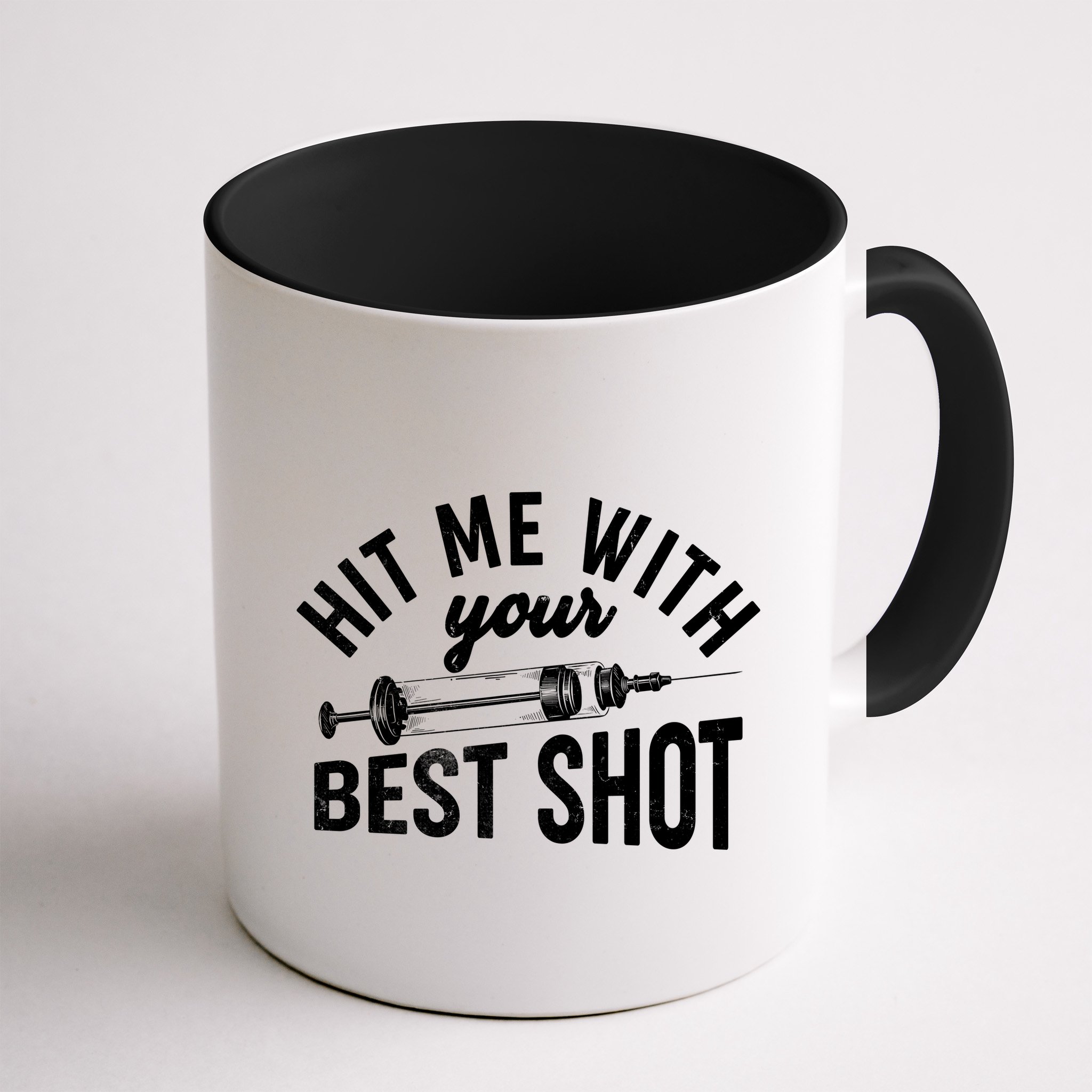 Hit Me With Your Best Shot Funny Vaccinated Mug
