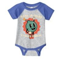 Hang In There It Gets Worse Existential Dread Infant Baby Jersey Bodysuit