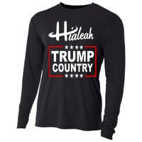 Hialeah Is Trump Country Cooling Performance Long Sleeve Crew