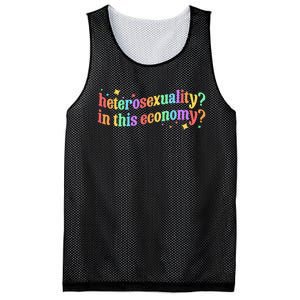 Heterosexuality In This Economy Sarcastic Heterosexual Lgbtq Mesh Reversible Basketball Jersey Tank