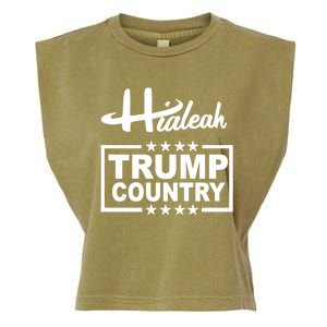 Hialeah Is Trump Country Garment-Dyed Women's Muscle Tee