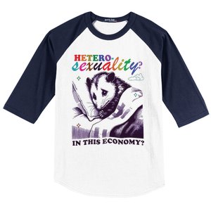 Heterosexuality In This Economy Baseball Sleeve Shirt