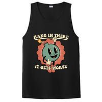 Hang In There It Gets Worse Existential Dread Cartoon Bomb PosiCharge Competitor Tank