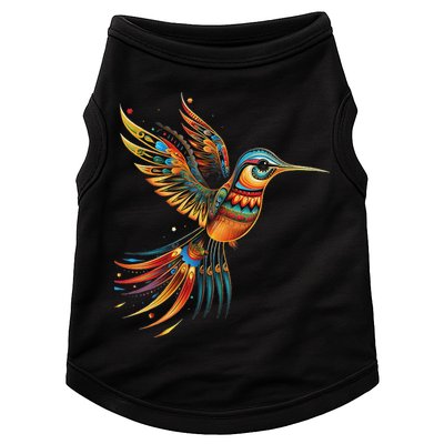 Hummingbird Indian Tribal Art Indian Indigenous Doggie Tank