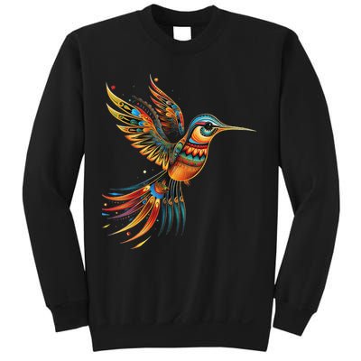Hummingbird Indian Tribal Art Indian Indigenous Sweatshirt