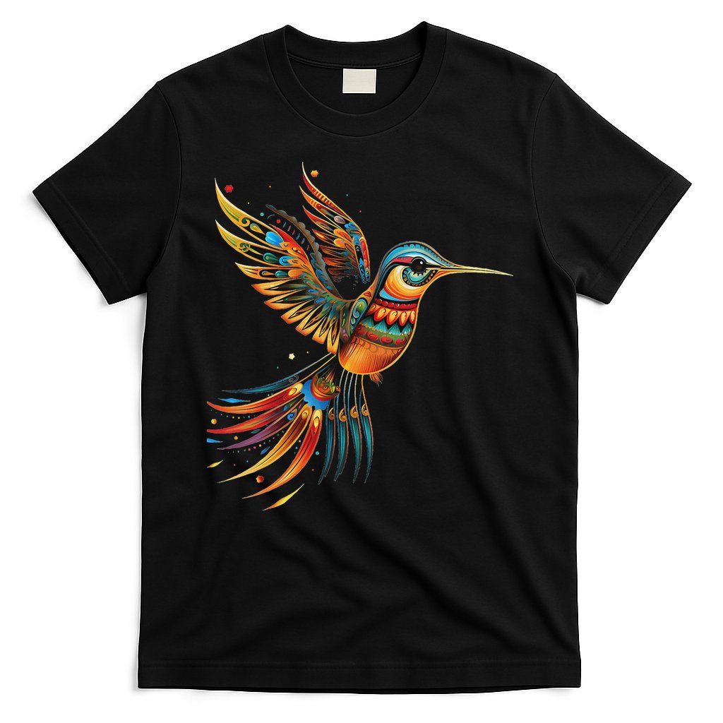 Hummingbird Indian Tribal Art Indian Indigenous T-Shirt