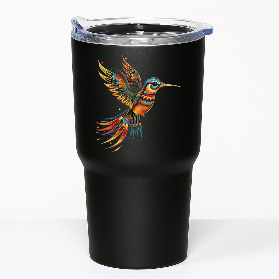 Hummingbird Indian Tribal Art Indian Indigenous Tumbler