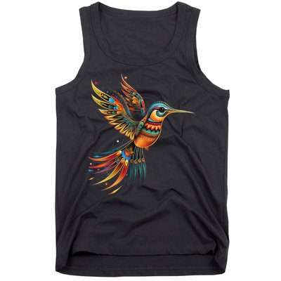 Hummingbird Indian Tribal Art Indian Indigenous Tank Top