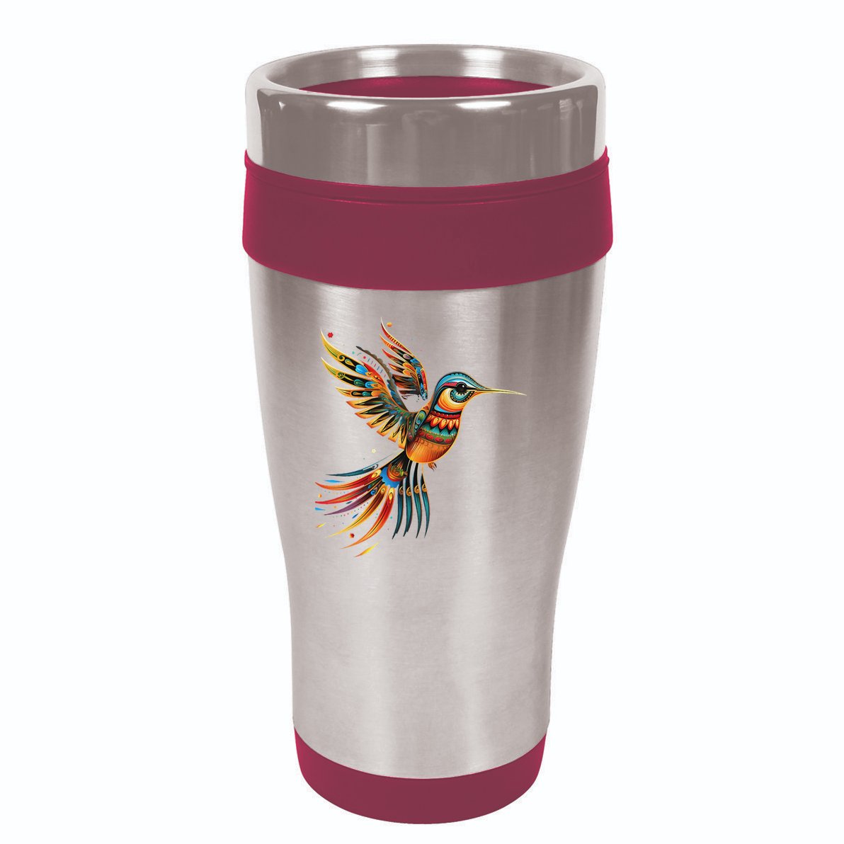 Hummingbird Indian Tribal Art Indian Indigenous 16oz Travel Tumbler