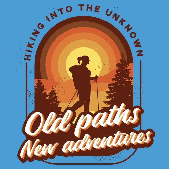 Hiking Into The Unknown Old Paths New Adventures Tie Dye Hoodie