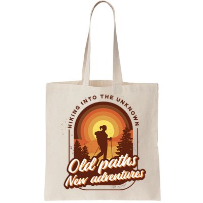 Hiking Into The Unknown Old Paths New Adventures Bag
