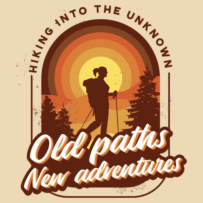 Hiking Into The Unknown Old Paths New Adventures Zip Tote Bag