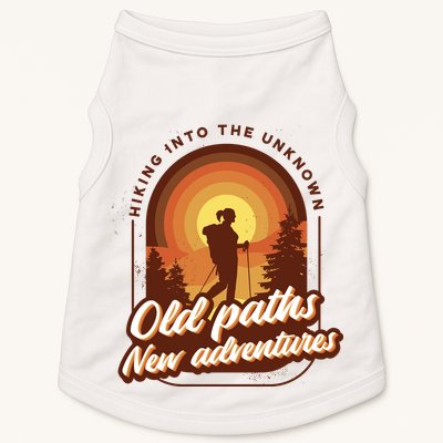 Hiking Into The Unknown Old Paths New Adventures Doggie Tank