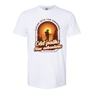 Hiking Into The Unknown Old Paths New Adventures Softstyle® CVC T-Shirt