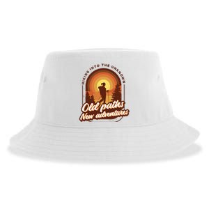 Hiking Into The Unknown Old Paths New Adventures Sustainable Bucket Hat