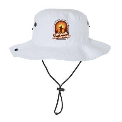 Hiking Into The Unknown Old Paths New Adventures Bucket Hat
