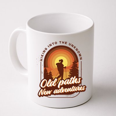 Hiking Into The Unknown Old Paths New Adventures Mug