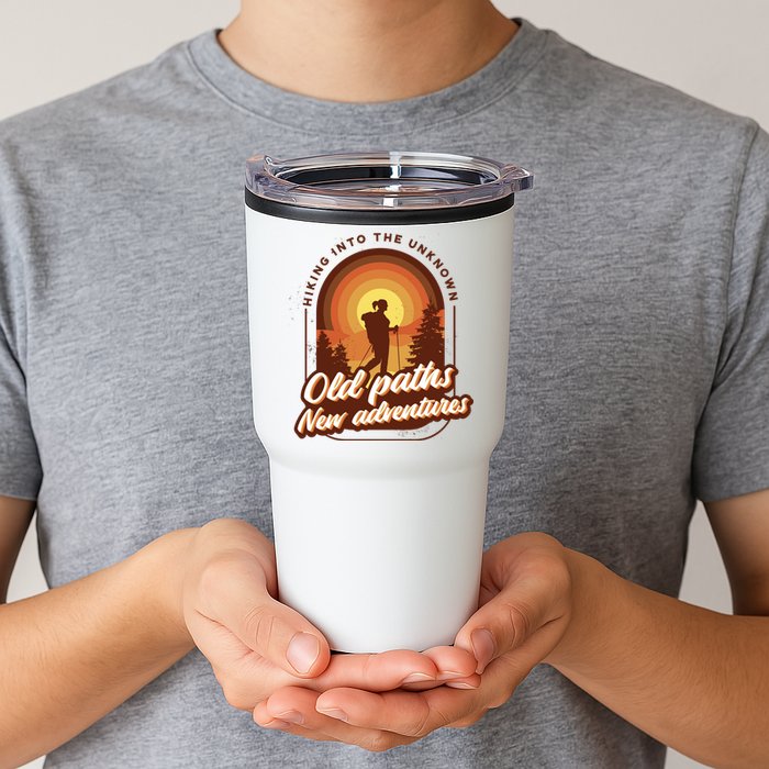 Hiking Into The Unknown Old Paths New Adventures Tumbler