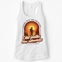 Hiking Into The Unknown Old Paths New Adventures Womens Tank Top