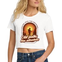 Hiking Into The Unknown Old Paths New Adventures Crop Top