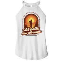 Hiking Into The Unknown Old Paths New Adventures Women's Perfect Tri Rocker Tank