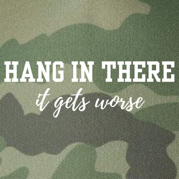 Hang In There It Gets Worse Legacy Tie Dye Trucker Hat