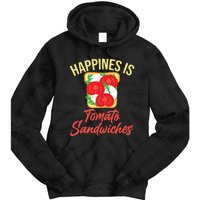 Happiness Is Tomato Sandwiches Sandwich Tie Dye Hoodie