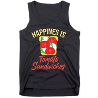 Happiness Is Tomato Sandwiches Sandwich Tank Top