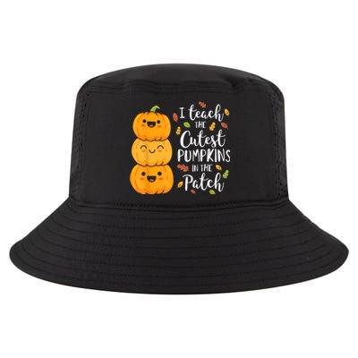 Halloween I Teach The Cutest Pumpkins In The Patch Cool Comfort Performance Bucket Hat